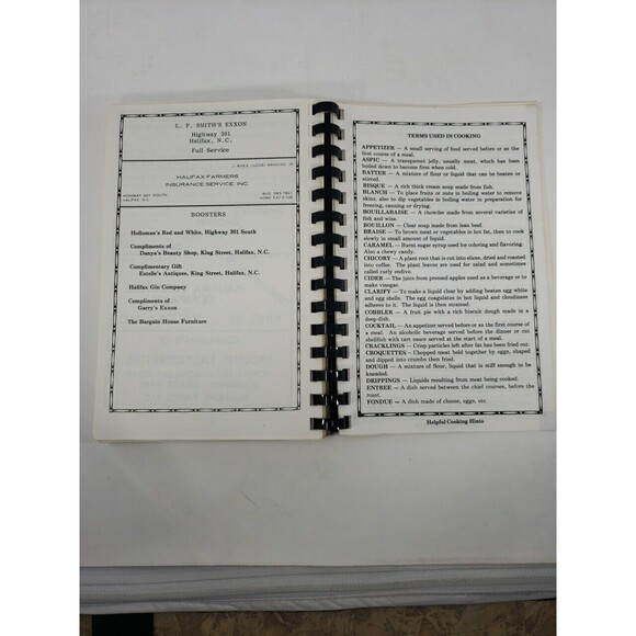 Community Favorites Cookbook 1982 Halifax United Methodist Women Constitution NC - Picture 16 of 16